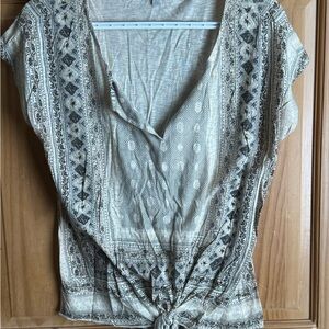 Bohemian Patterned Women's Top
